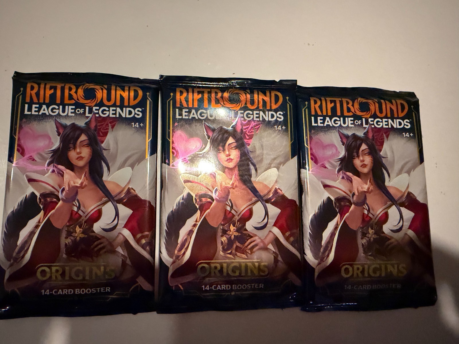 Producten uit Riftbound boosters